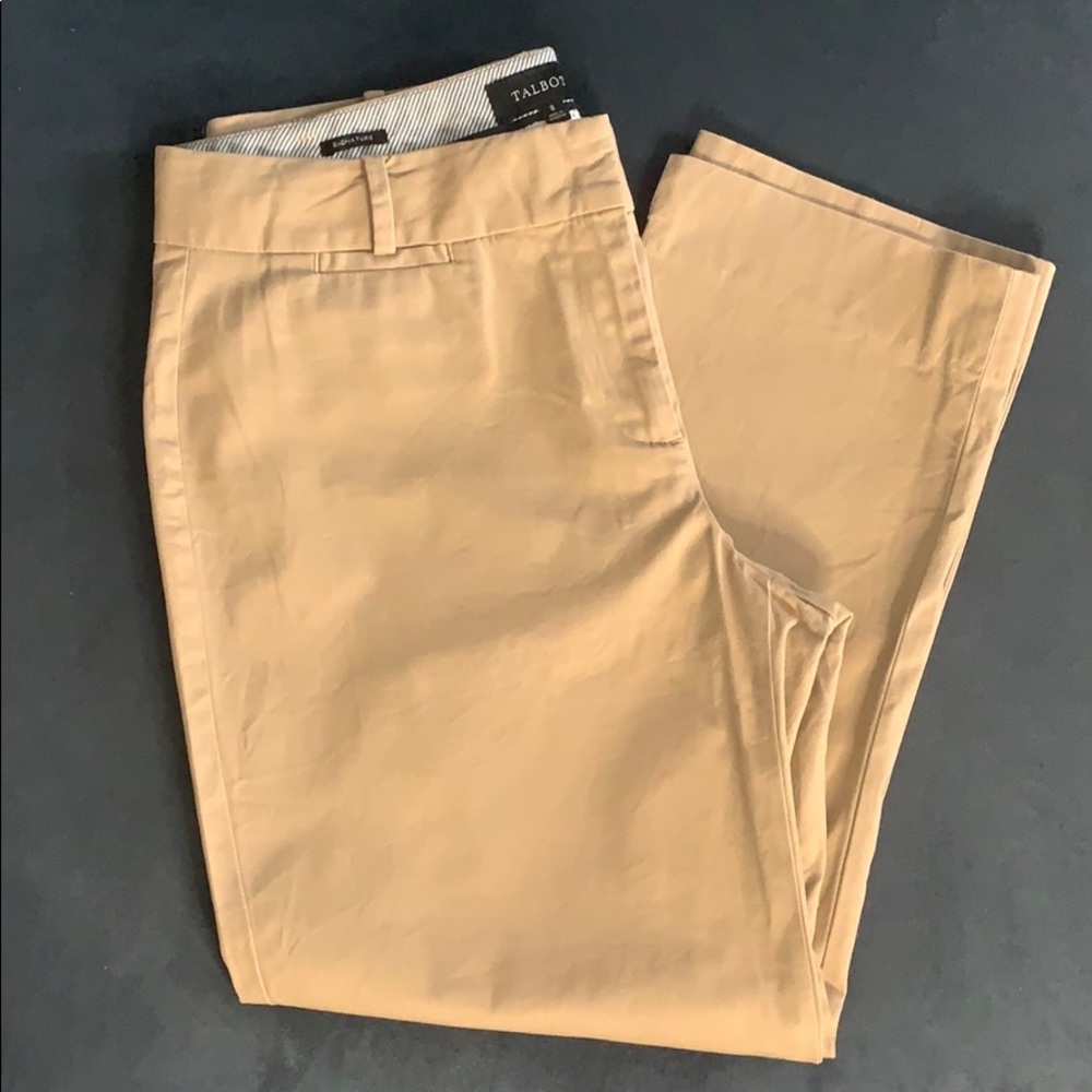 Signature Talbots Tan Pants in Size 8
